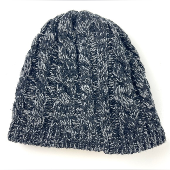 Women’s The North Face Gray & Black Beanie - Picture 2 of 4